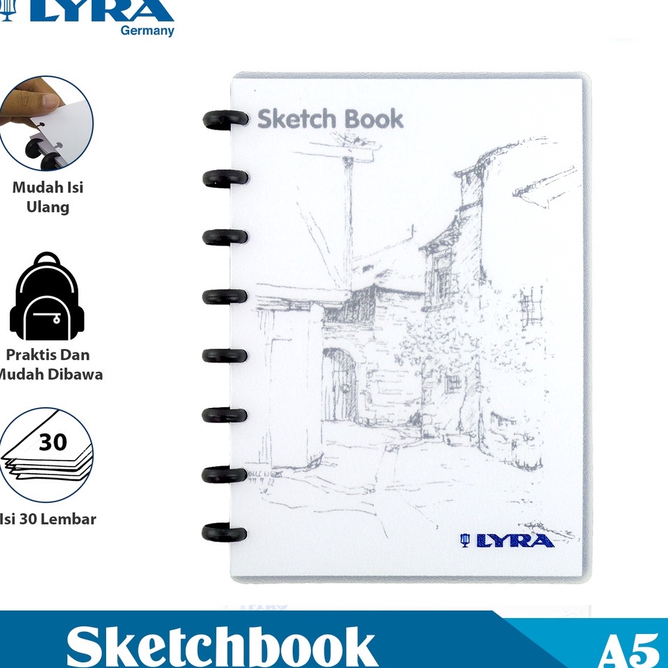 

KODE I73K Lyra Sketch Book A5 isi 3