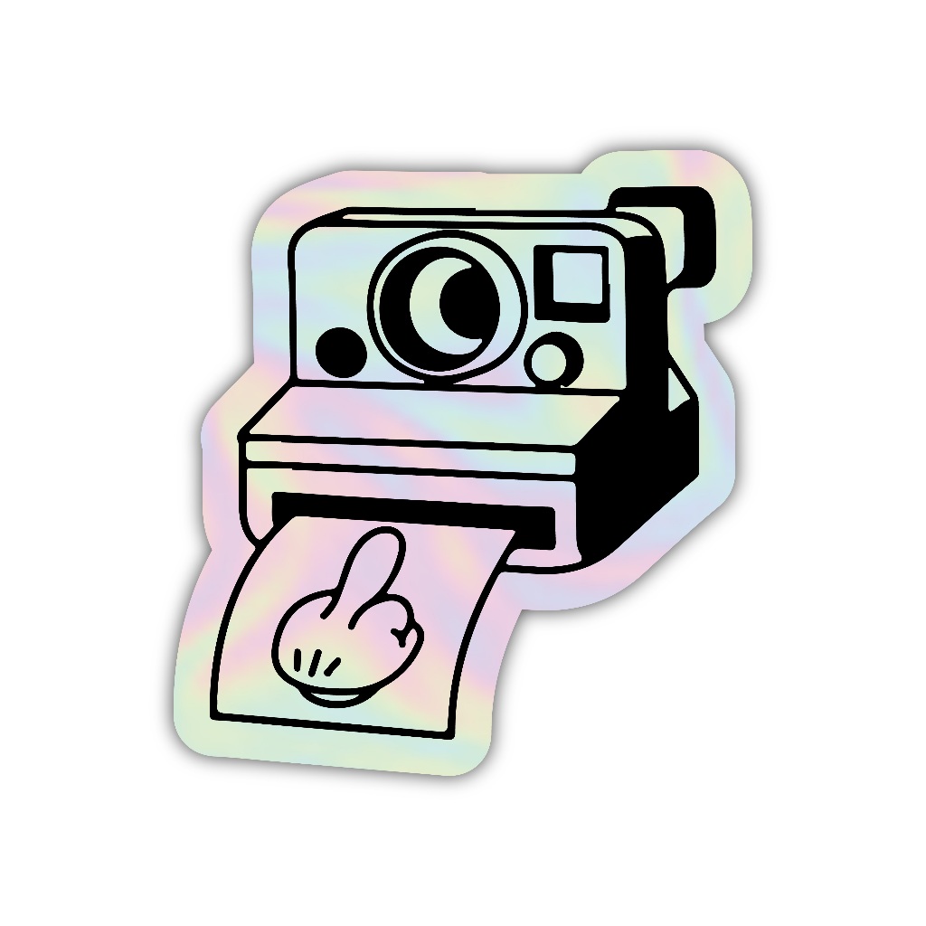 

Z207 sticker camera aesthetic, stiker hologram satuan