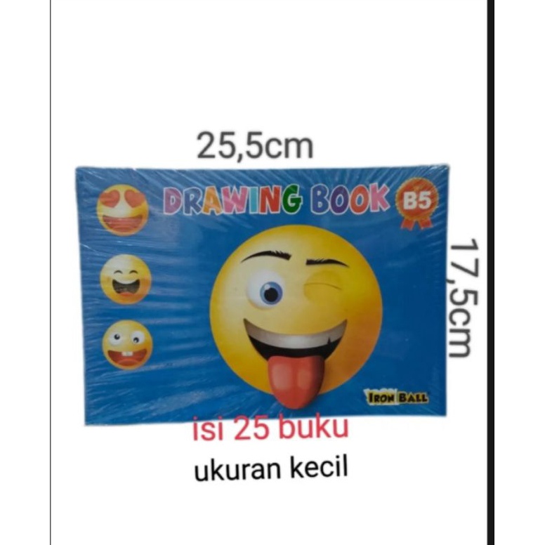 

KODE L36D buku gambar kecil ISI 25 buku