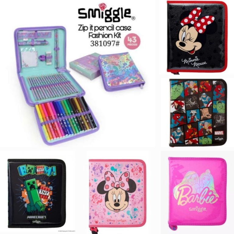 

KODE X78Z Smiggle Midi Zip Kt Stationery Gift set