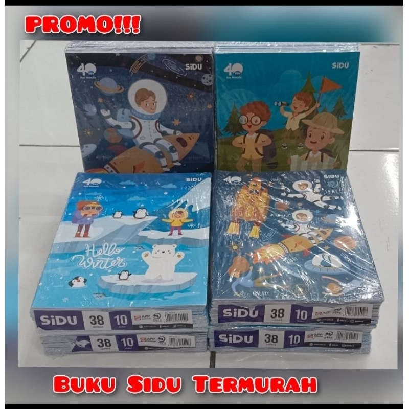 

PROMO TERMURAH!!! BUKU TULIS SIDU 38 LEMBAR