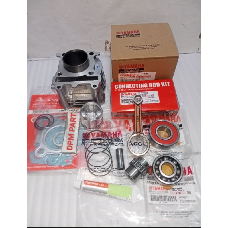 Blok seher 5TL-5LW Komplit stang seher+bearing kruk as Yamaha Mio/Mio lama/Mio sporty/Mio soul/Nouvo