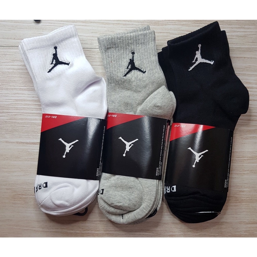 KODE Y94Y AJ socks Kaos Kaki Air Jordan AJ dry fit medium cutting