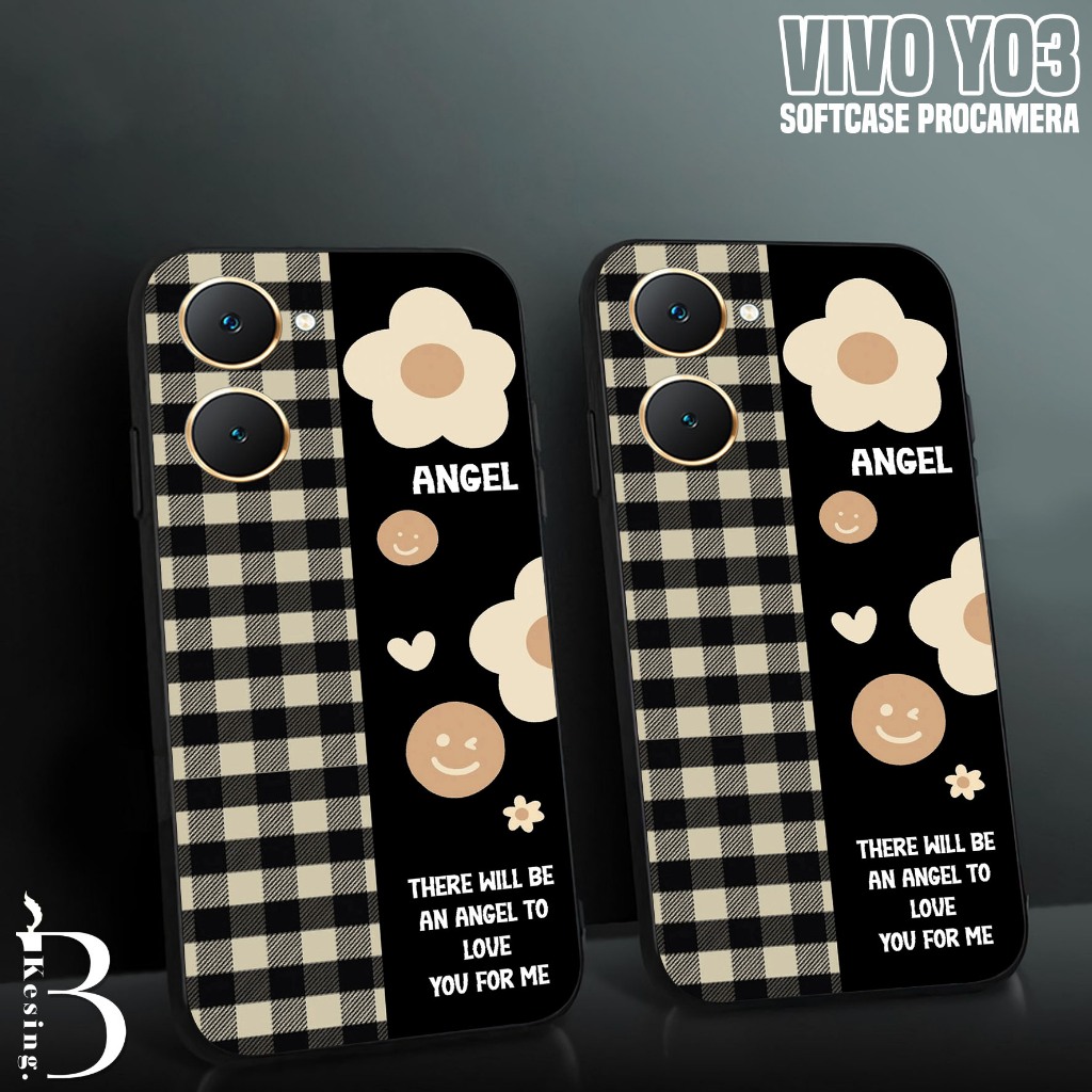 Case VIVO Y03 - Casing VIVO Y03 Motif BUNGA - Silikon Hp VIVO Y03 - Kesing Hp VIVO Y03 - Softcase Pr