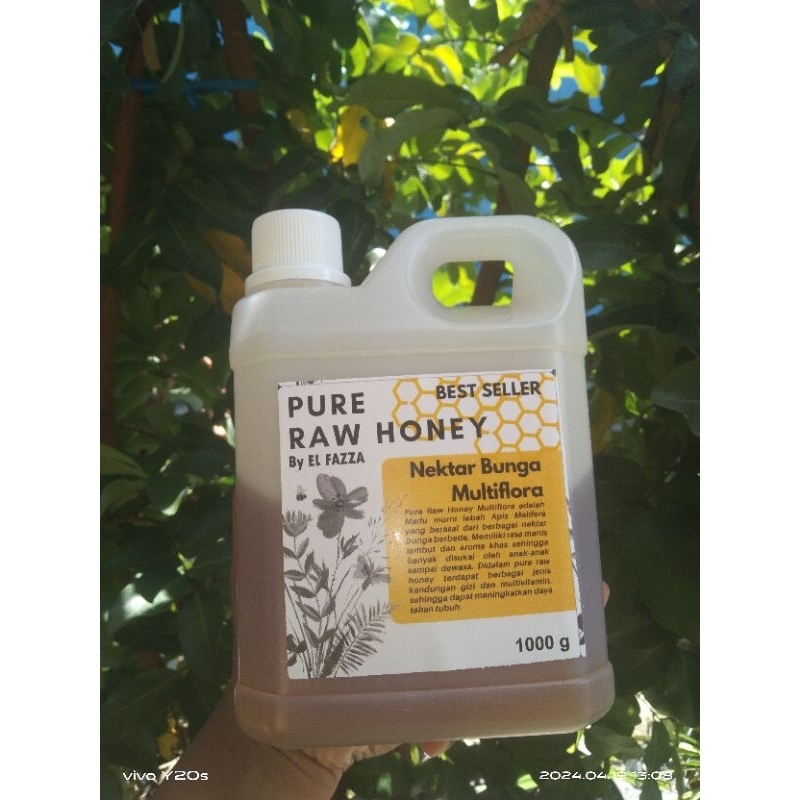 

madu murni multiflora pure raw honey 1kg