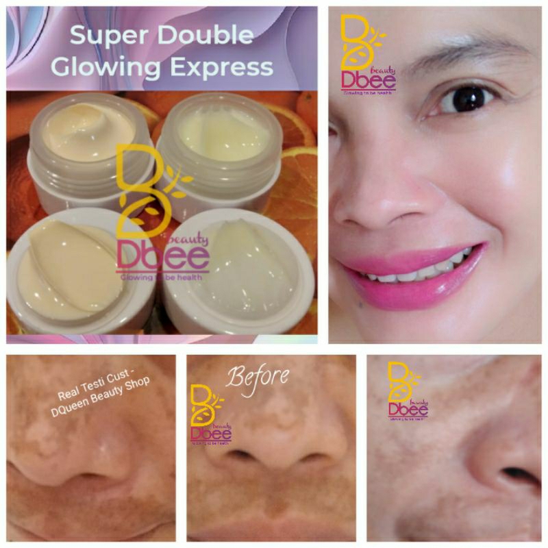 Super Double Glowing Express//Whitening Glowing Cream