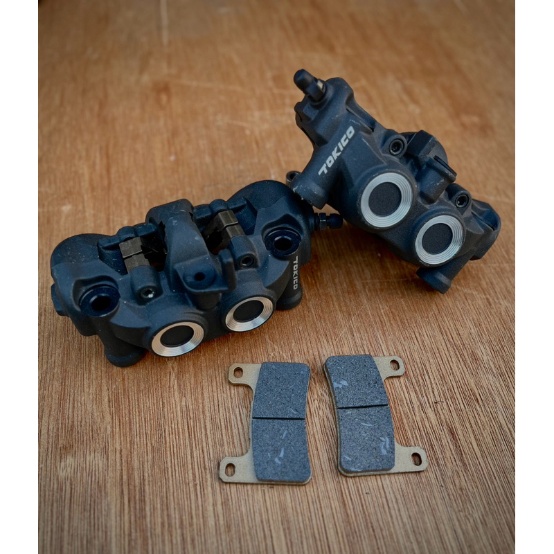 kaliper brembo m432 original copotan set breket / kaliper tokico sumitomo original copotan utuh