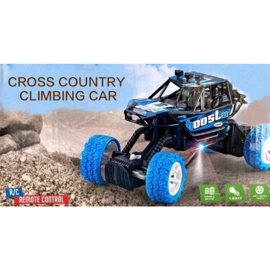 Mobil Remote Mainan Kontrol Truk Monster RC ROCK SUPER CLIMBER CRAWLER High Speed