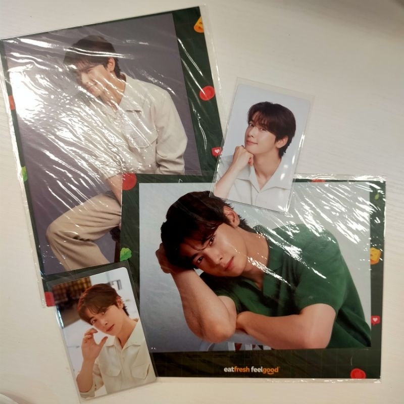 Cha Eun-woo x Subway OFFICIAL Photocard Postcard polaroid pc murah