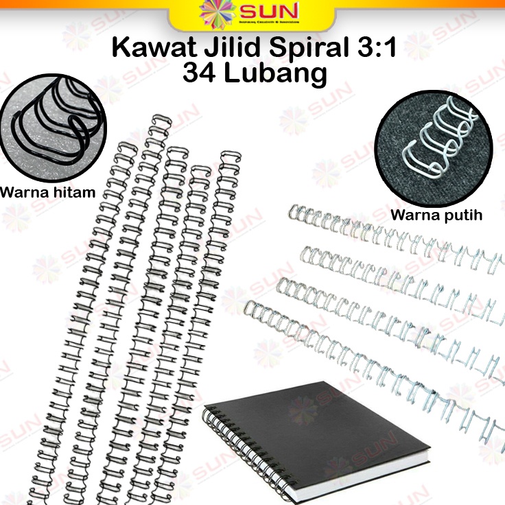 

Harga Khusus Spiral Kawat Ring Kawat Jilid Spiral 31 Ukuran A4 34 Lubang F4 38 Lubang Warna Hitam Putih