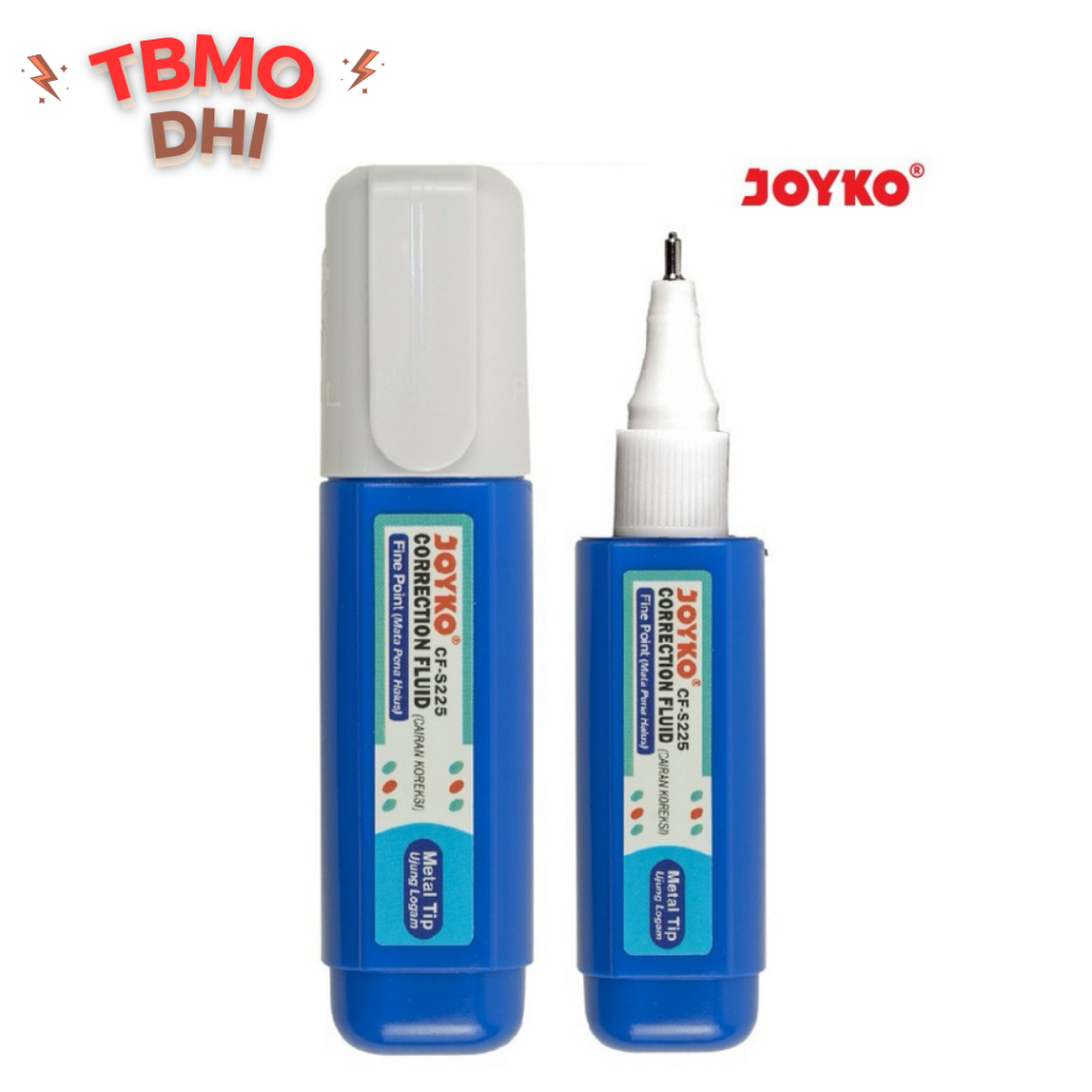 

TBMO JOYKO Correction Fluid CF - S225 | Tip Ex Cair S-225 / Correction Penghapus Cair Joyko CF-S225