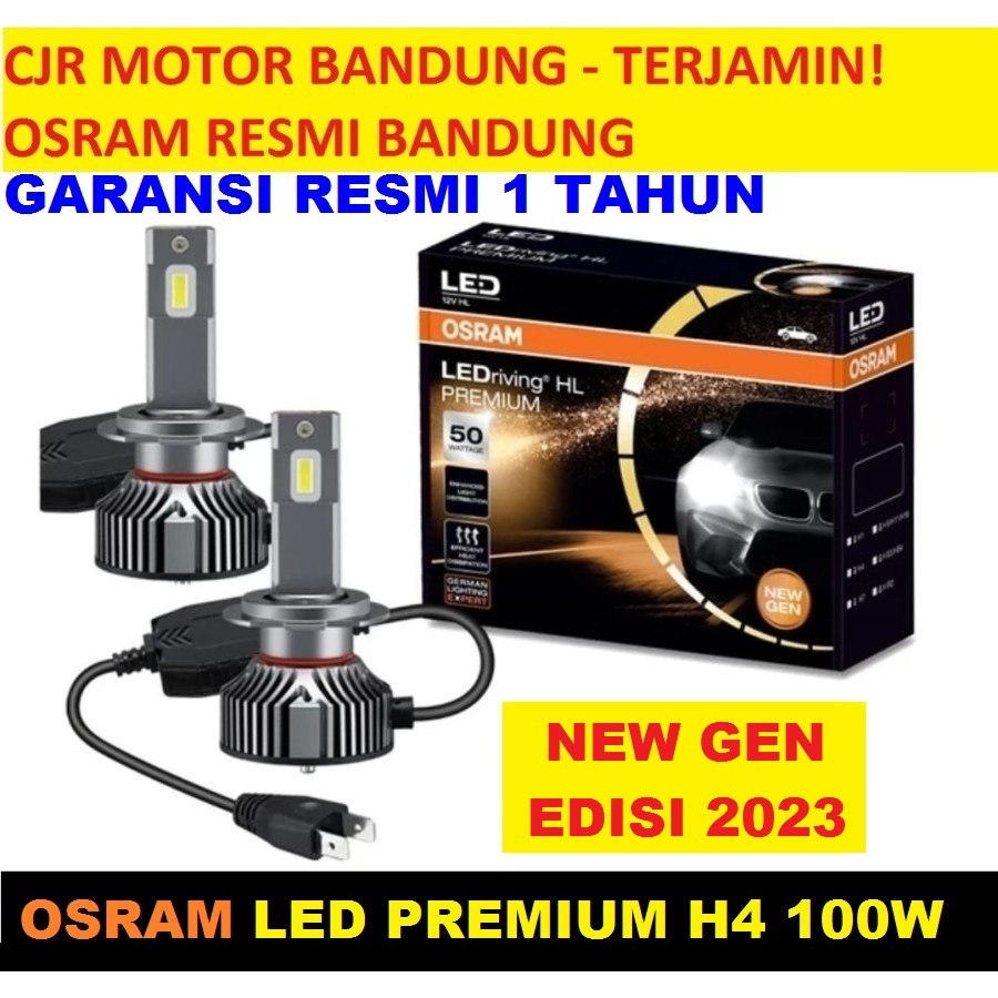 OSRAM LED PREMIUM H4 100 WATT NEW GEN Lampu Depan Mobil Headlight H4