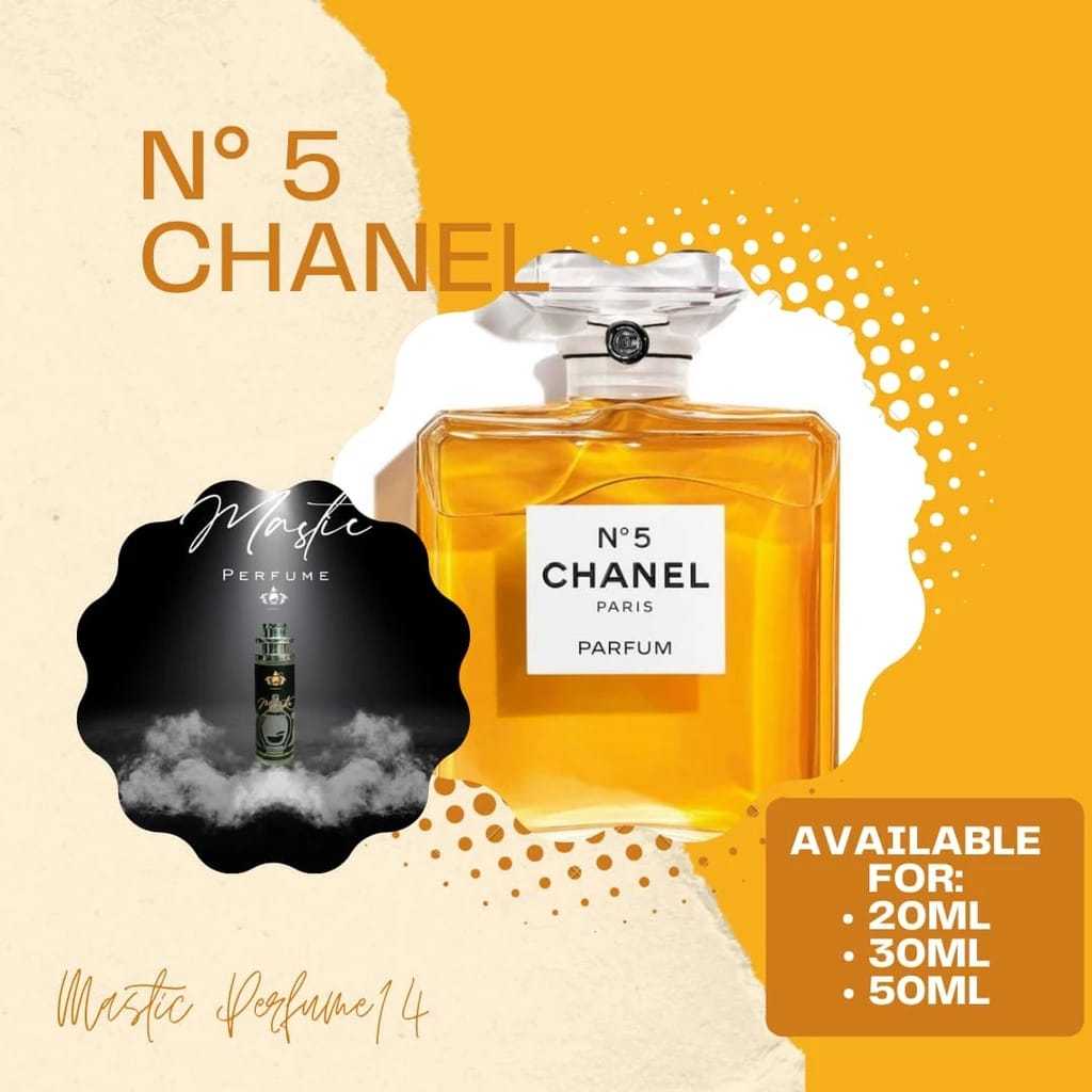 PARFUME WANITA TAHAN LAMA 24JAM PARFUM CHANEL NO.5 ORIGINAL NON ALKOHOL BY MASTIC PERFUME