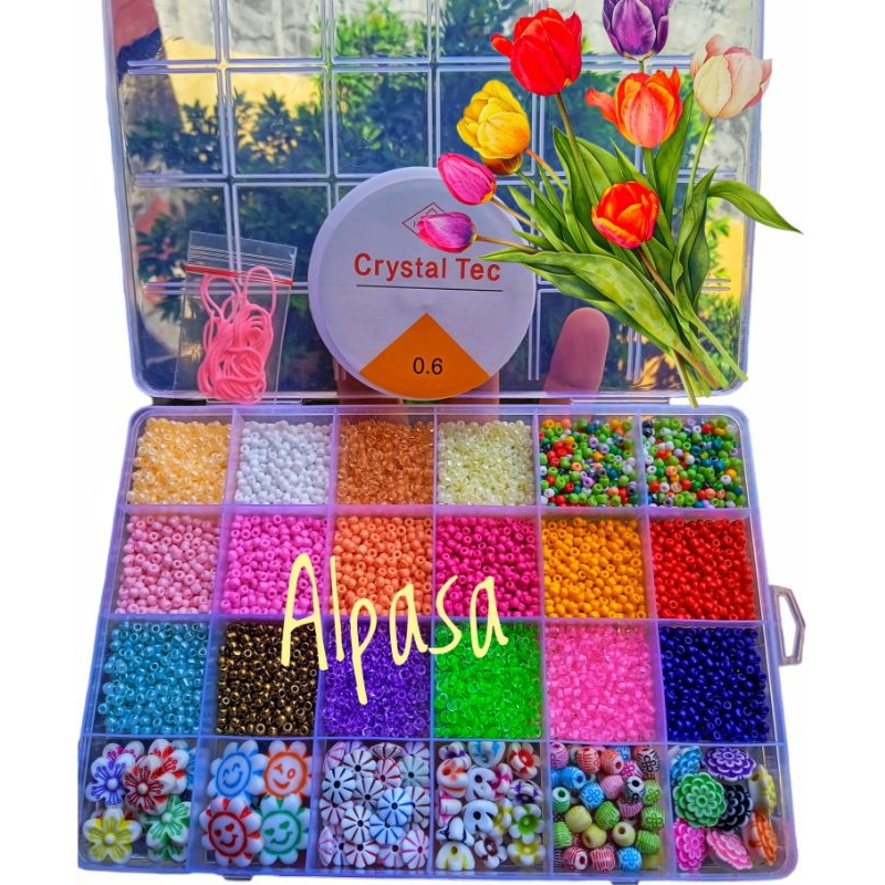 Terlaris Manik Pasir 3Mm Manik Pasir Campur Manik Mote Untuk Kerajinan Tanggan Mani Untuk Bikin Kalu