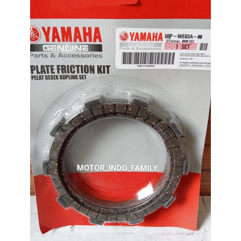 Kampas Kopling Set Scorpio Z 5BP Ori AHM