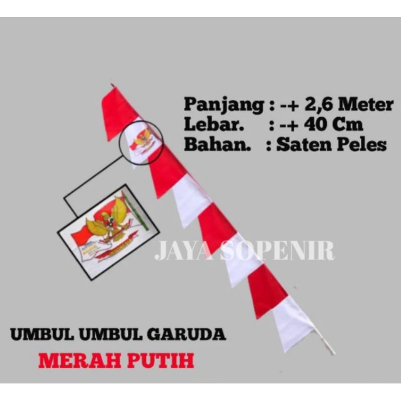 umbul umbul merah putih 1 kodi