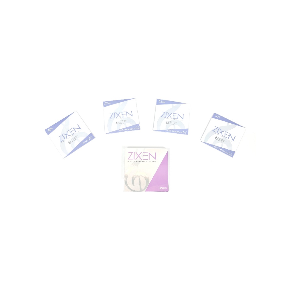 Senar Biola Akustik / Elektrik Merk Zixen Tipe ZXV9 Bahan Nickel Chromium 1 Set Murah Jakarta