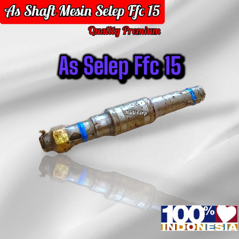 As Shaft Mesin Selep Ffc 15 / Main Shaft Selep Kopi Ffc 15