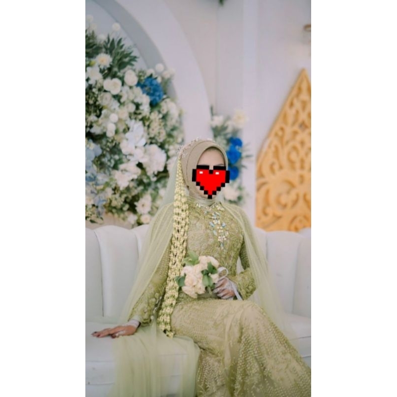 GAUN SLIMDRESS PRELOVED FULL PAYET PREMIUM