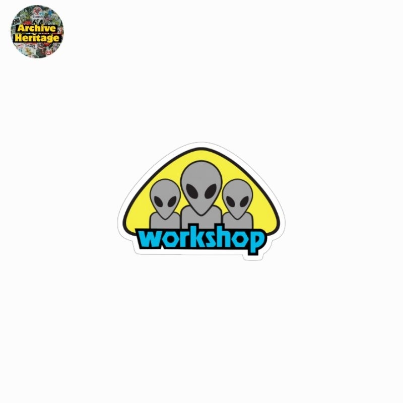 

sticker Alien Workshop logo skateboard brand clothing stiker