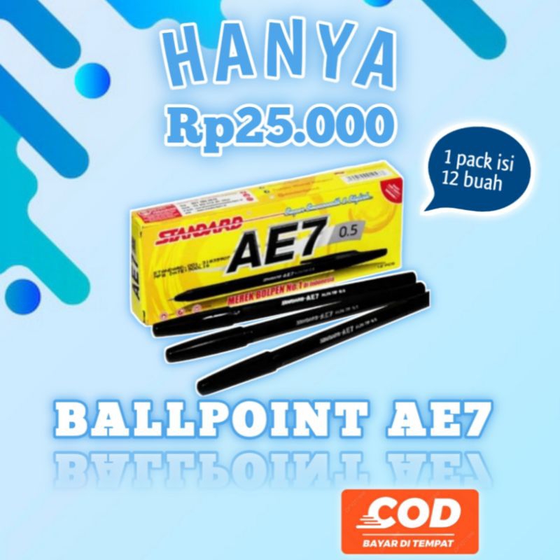 

Ballpoint AE7, Ballpoint Nyaman Di gunakan