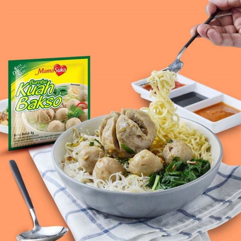 

MamaSuka Bumbu Kuah Bakso Instan Sachet 8gr