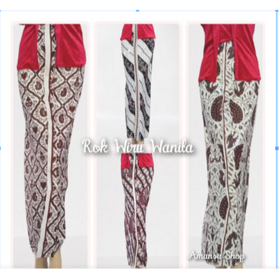 Rok Jarik Wiru Batik Instan  Bawahan Kebaya Jarik Dewasa