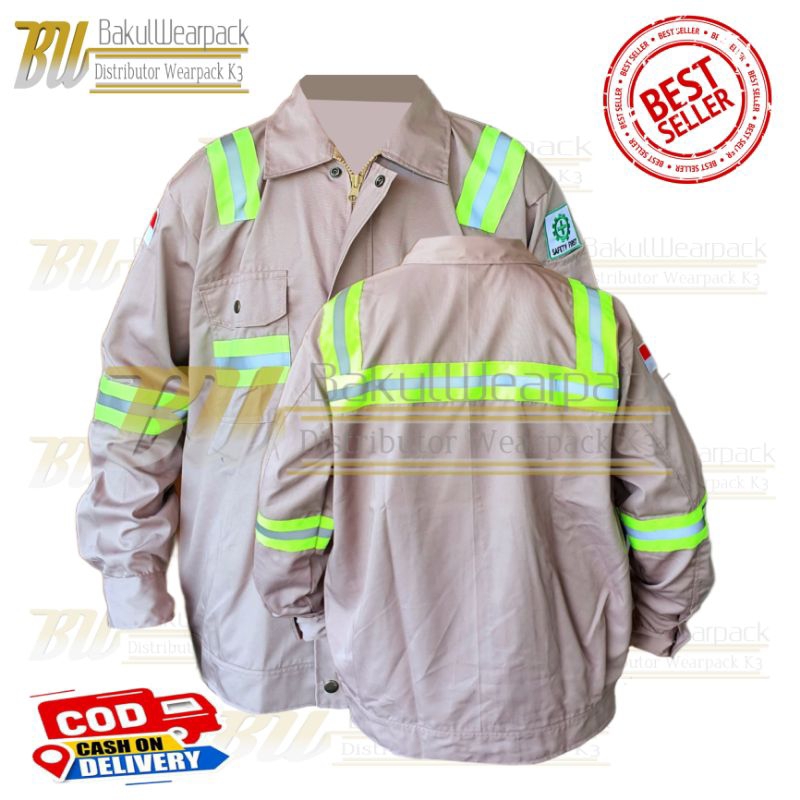 Wearpack Safety Proyek / Seragam Kerja Proyek / APD Proyek / Baju Kerja Proyek