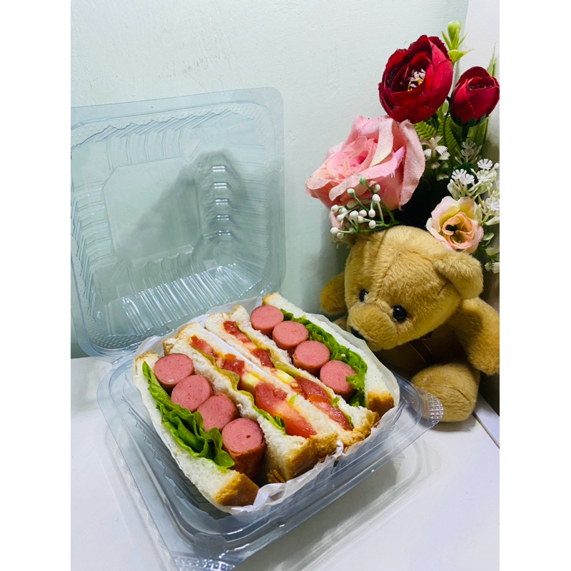 

• Reguler Sausage San'swich • Sandwich 1 Pcs - Sandwich Sausage Murah & Enak