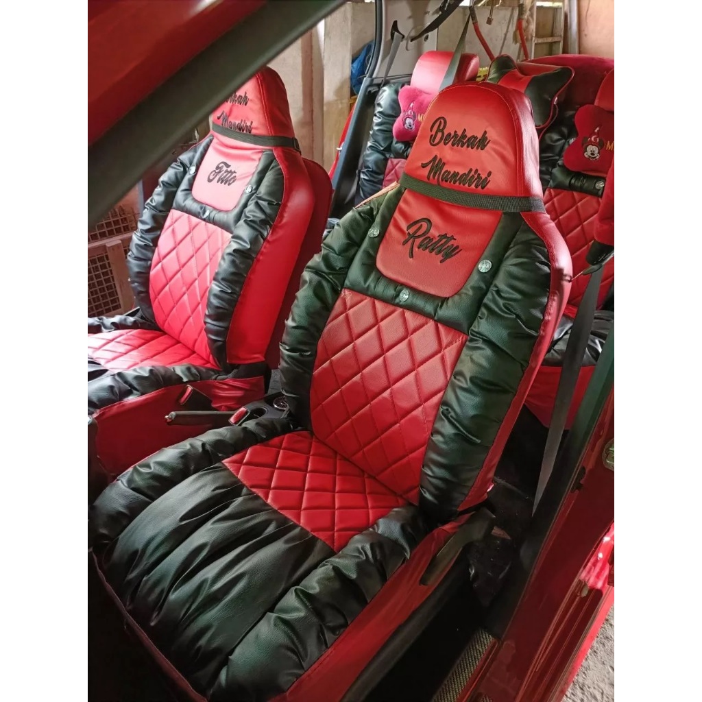 Sarung jok mobil Cover jok mobil ayla agya model sofa free bordir nama