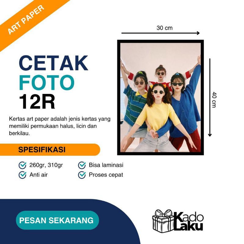 CETAK FOTO 12R, 14R | MURAH BERKUALITAS