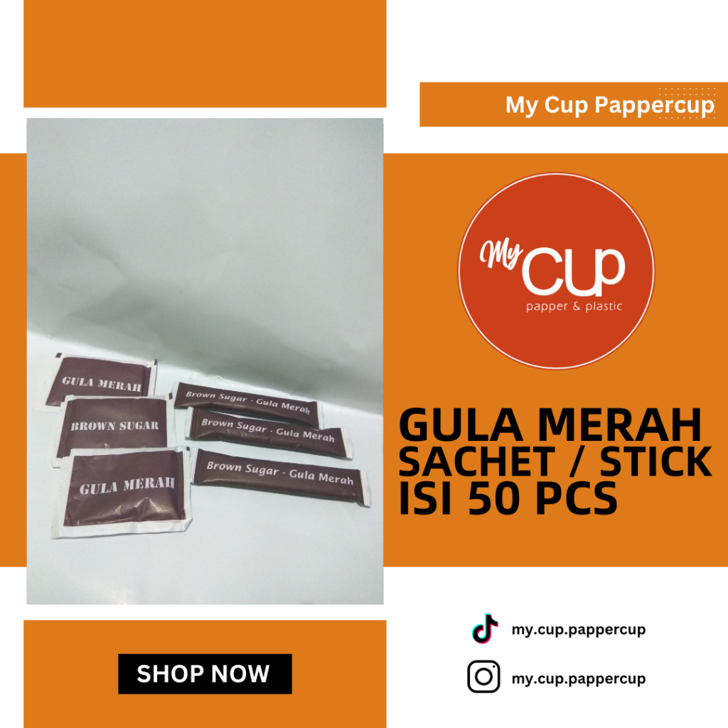 

Gula Merah (Brown Sugar) Isi 50 pcs