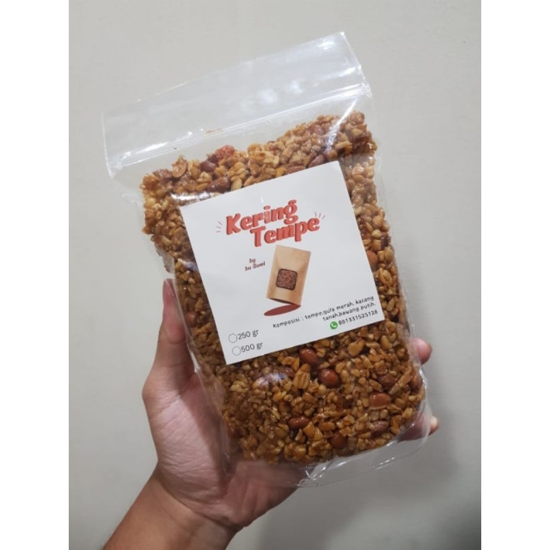 

kering tempe/orek tempe 250/500 grm