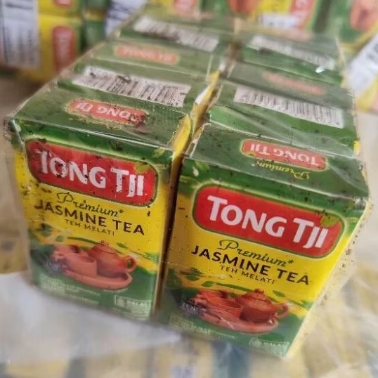 

TONG TJI PREMIUM JASMINE TEA Kecil 1 Pack isi 10 pcs x @9 gram