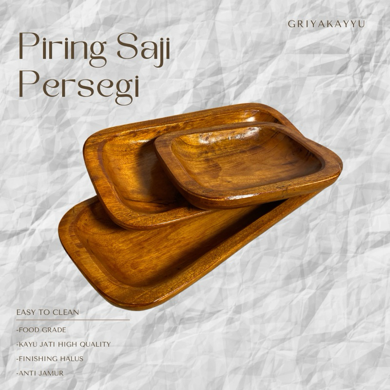 Piring Saji Persegi Panjang