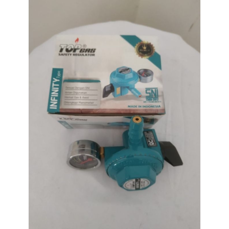 regulator gas LPG merek top gas infinity