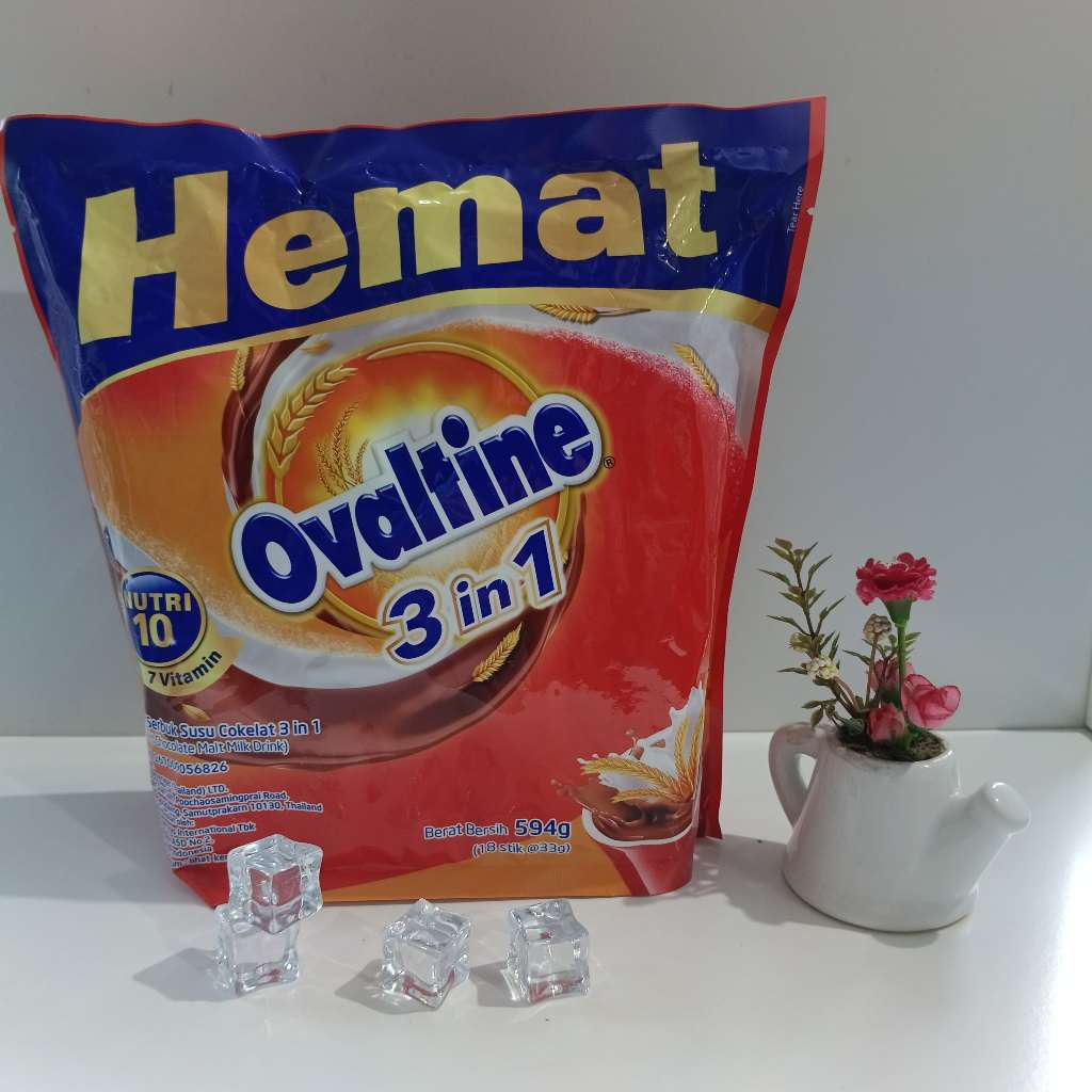 

OVALTINE 3IN1 BAG STICK (18'S X 33GR) 594GR Exp Jul 25