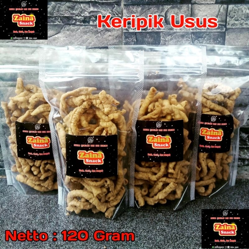 

Keripik usus, kripik usus, murah renyah original 120 gram