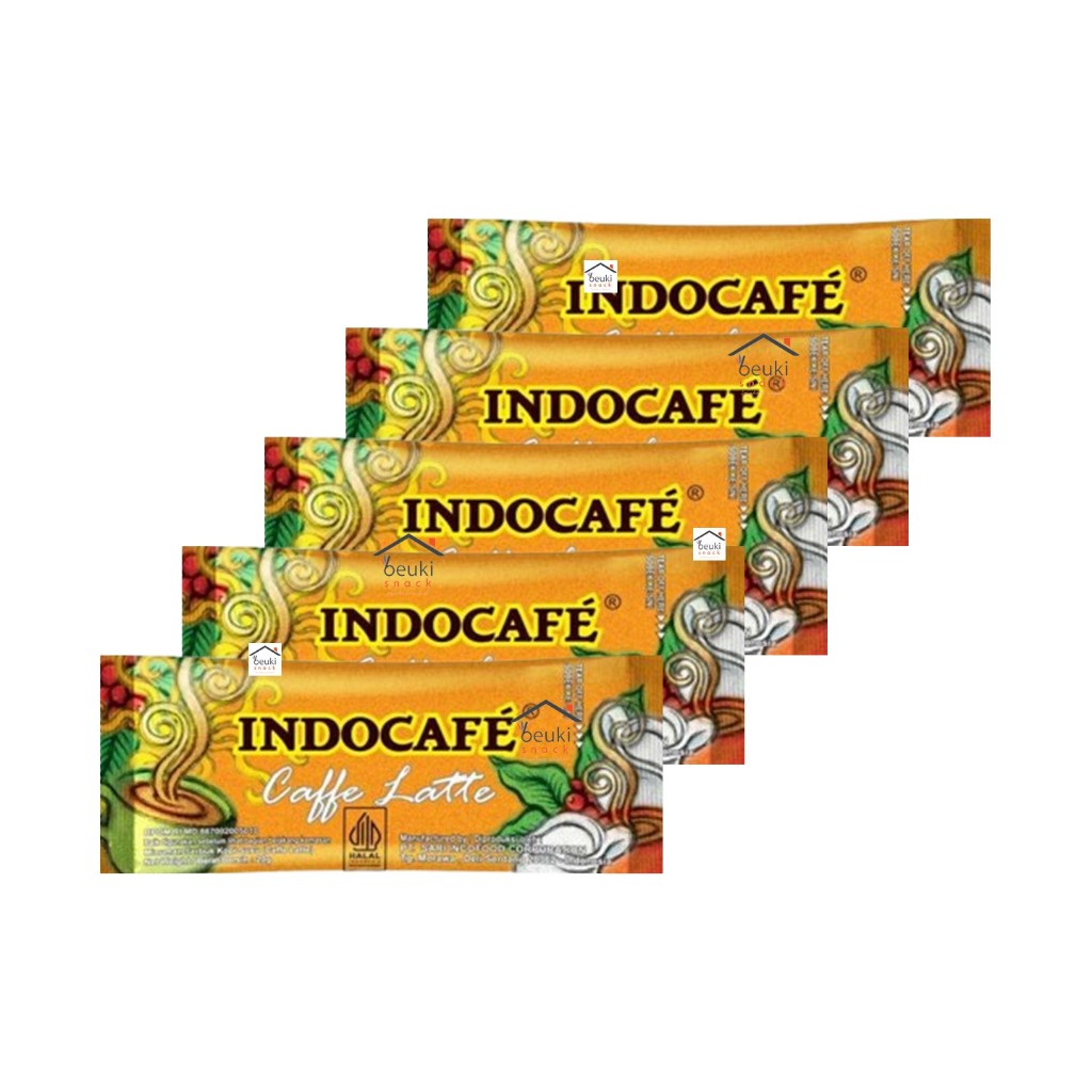 

5PCS Indocafe Caffe Latte Minuman Bubuk Kopi Susu