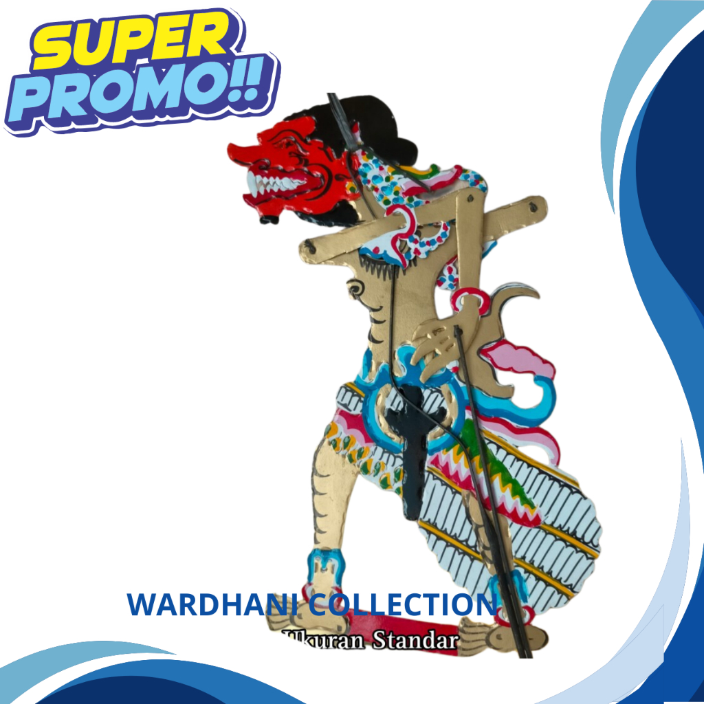 WAYANG KERTAS DUPLEX BUTO CAKIL BAHAN KERTAS DUPLEX
