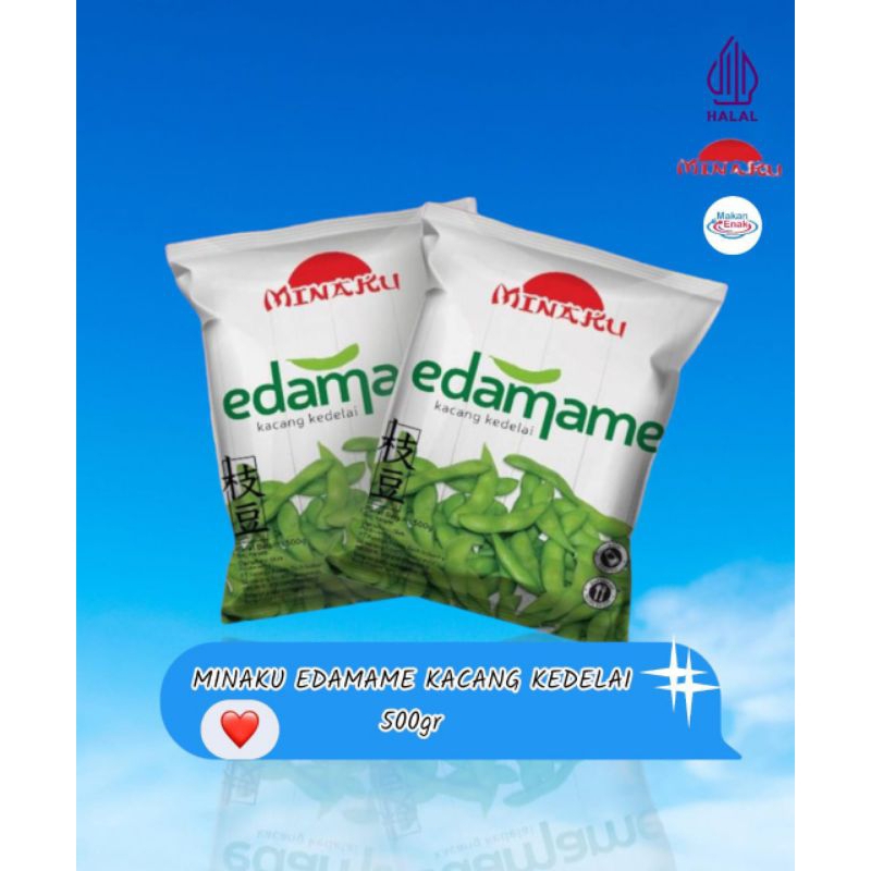 

Minaku Edamame Kacang Kedelai 500gr