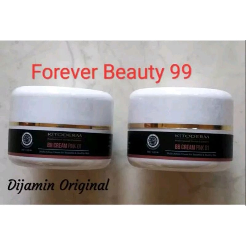 Kitoderm BB cream pink 01 SPF 50 - bb krim alas bedak warna pink