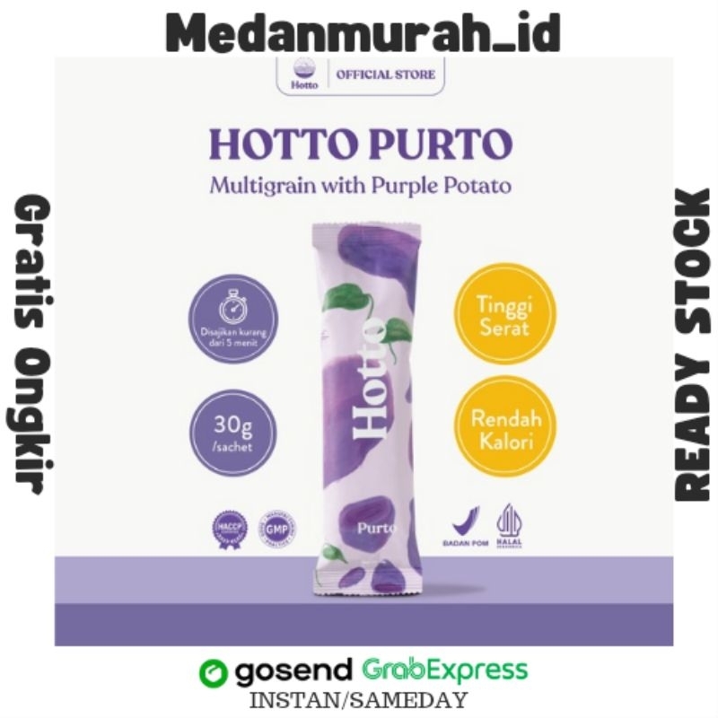 

Ready Hotto Purto Multigrain Sachet Medan (Instan/Sameday)