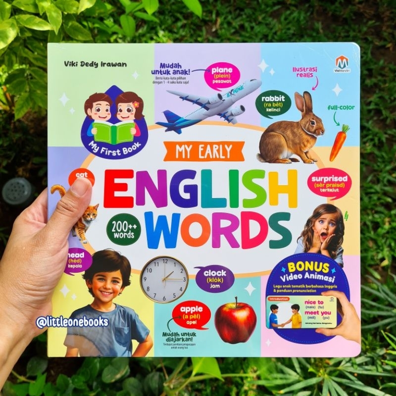 MY EARLY ENGLISH WORDS (Board Book) / first english word / buku anak belajar Bahasa Inggris / ziyad 