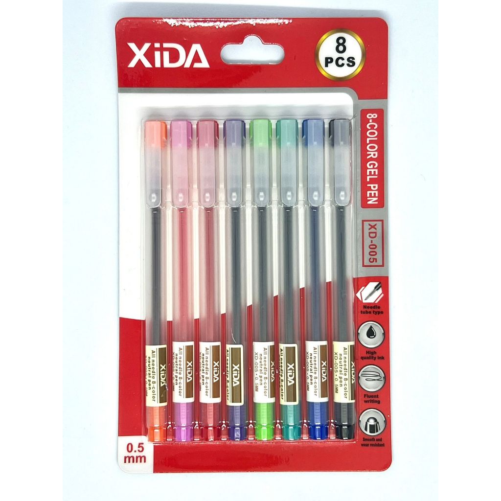 

PULPEN GEL 8 WARNA XIDA XD-005