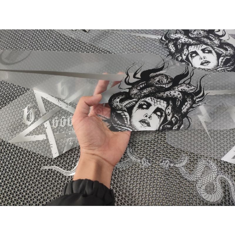 STRIPING VARIO 160 DESAIN MEDUSA STIKER UV VARIO 160 TRANSPARAN / STRIPING VARIO 160 MEDUSA