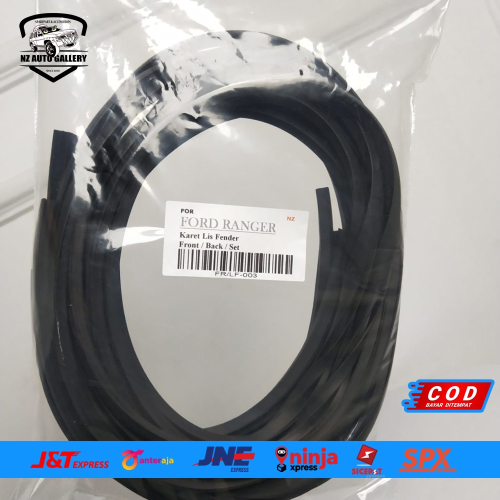 Karet Lis Fender Mobil Ford Ranger 2007-2013 Karet Balon List Fender Mobil Ford Ranger Karet Fender 