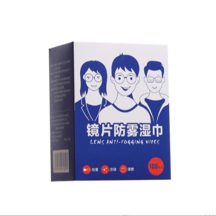 (100 Pcs) Lap Tisu Basah Lensa Kacamata Kamera Kaca Monitor TV Anti Embun Lens Wet Tissue Wipes