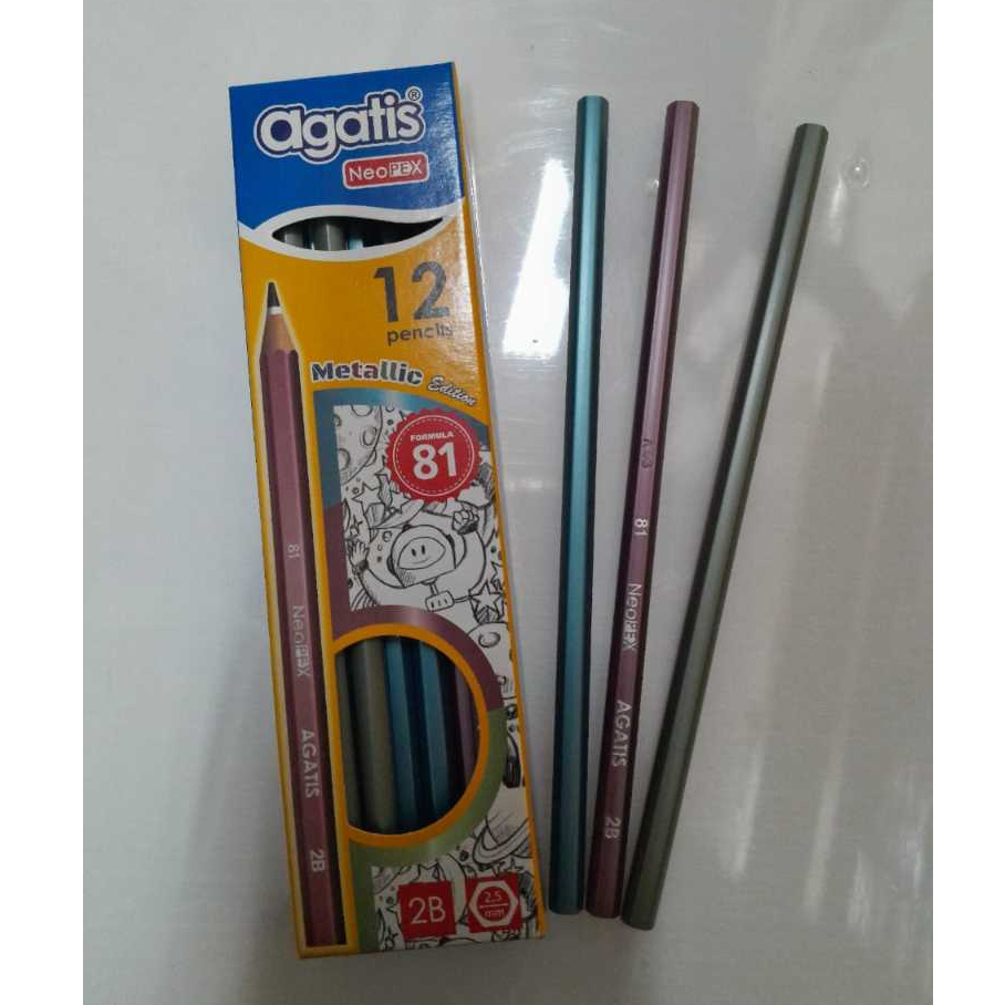 

PENSIL 2B METTALIC SERIES AGATIS