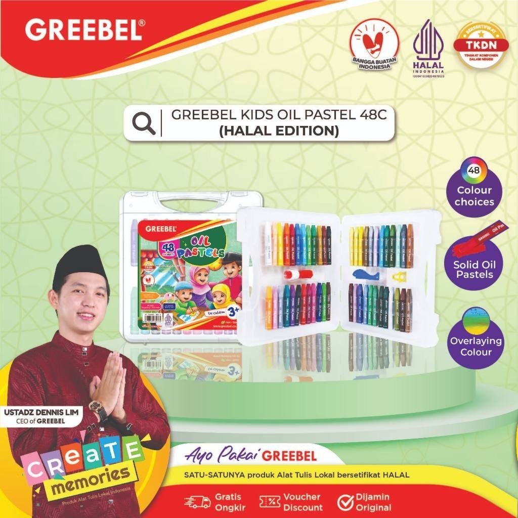 

Anekasalim - Oil Pastel Greebel 48 Warna/halal edition